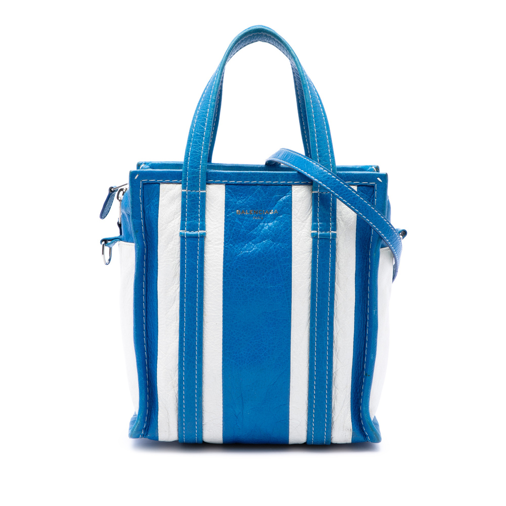 Pre-Loved Balenciaga Lambskin Bazar Shopper Satchel XS